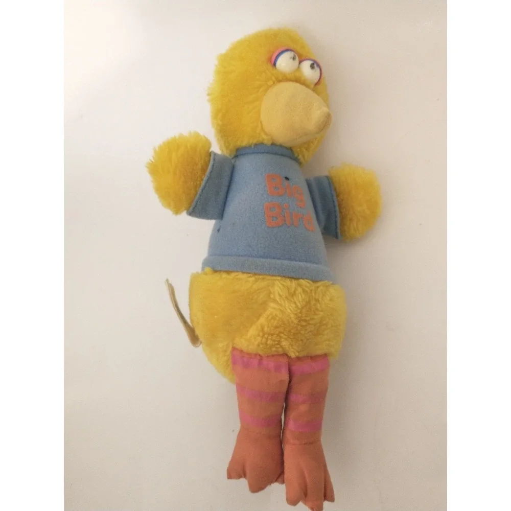 Big Bird Cookie Monster Oscar Grouch Sesame Street Playskool Vtg 1983 Plush READ